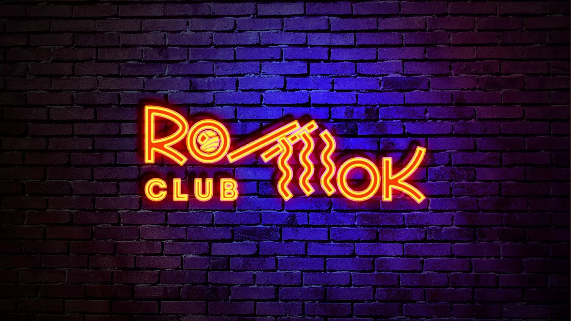 Разработка интерьерной вывески суши-бара «Roll Wok Club» в Козьмодемьянске