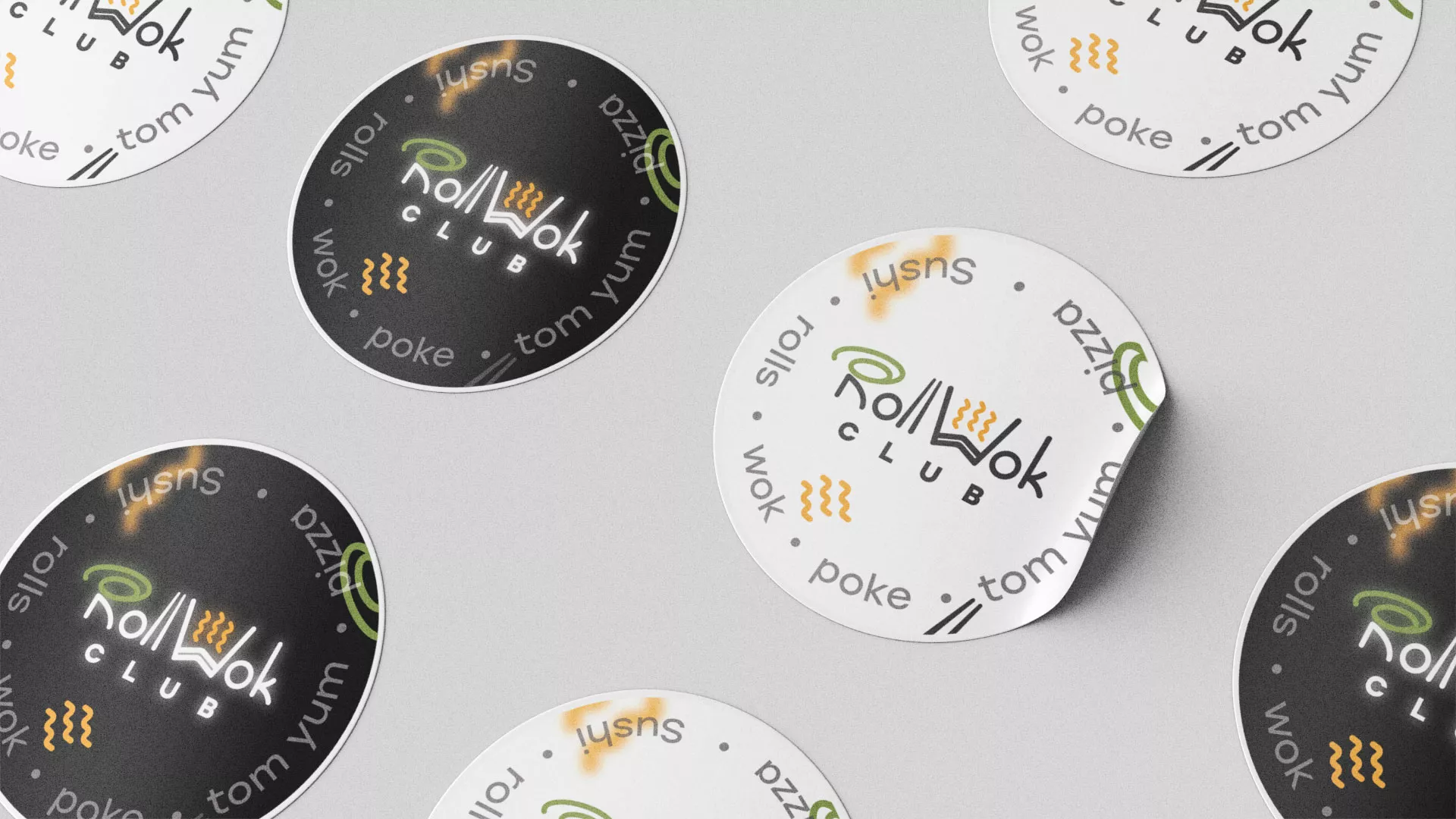 Создание дизайна упаковки суши-бара «Roll Wok Club» в Козьмодемьянске
